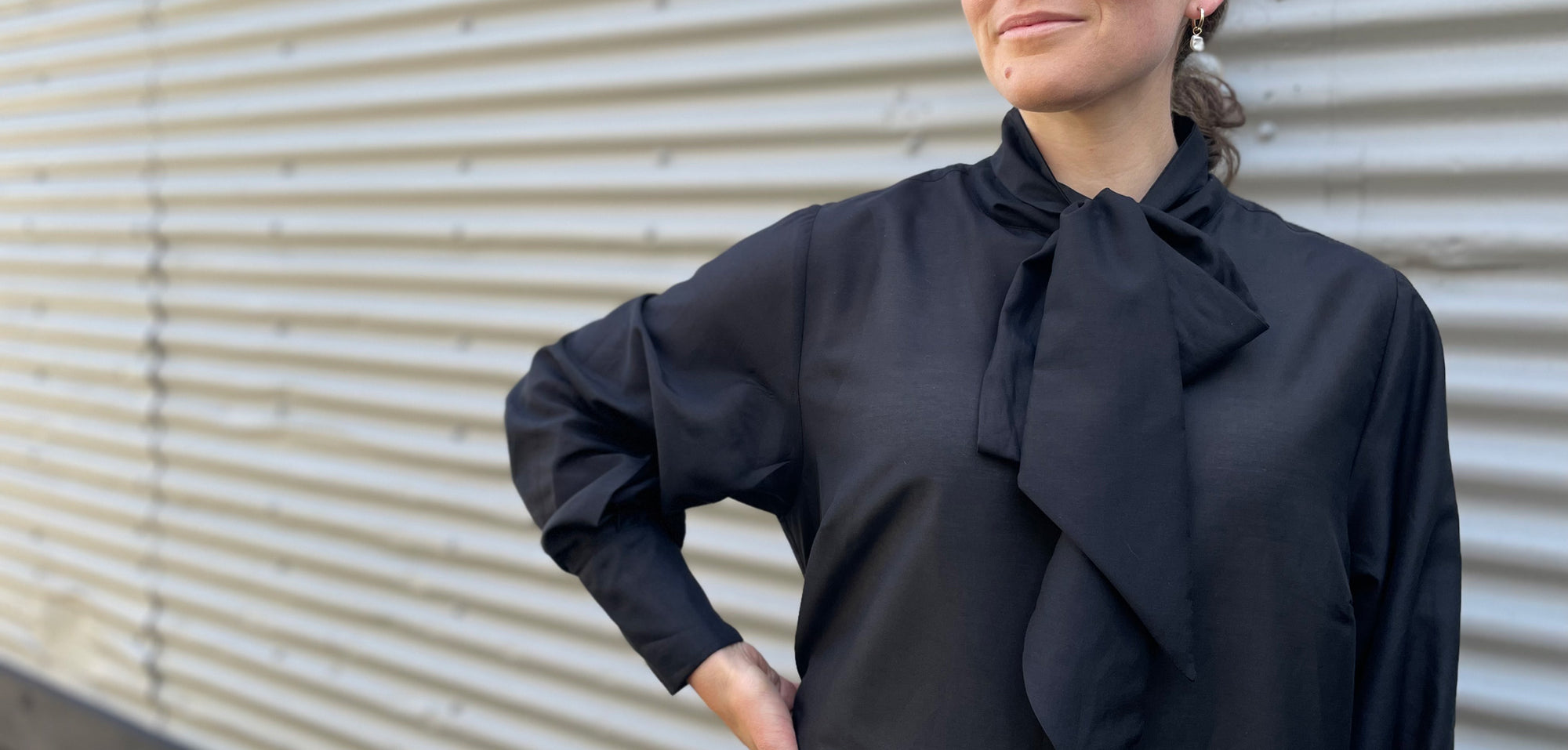 Sewing Pattern Review - Tie Bow Blouse