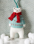 Polar Bear Felt Craft Mini Kit: English
