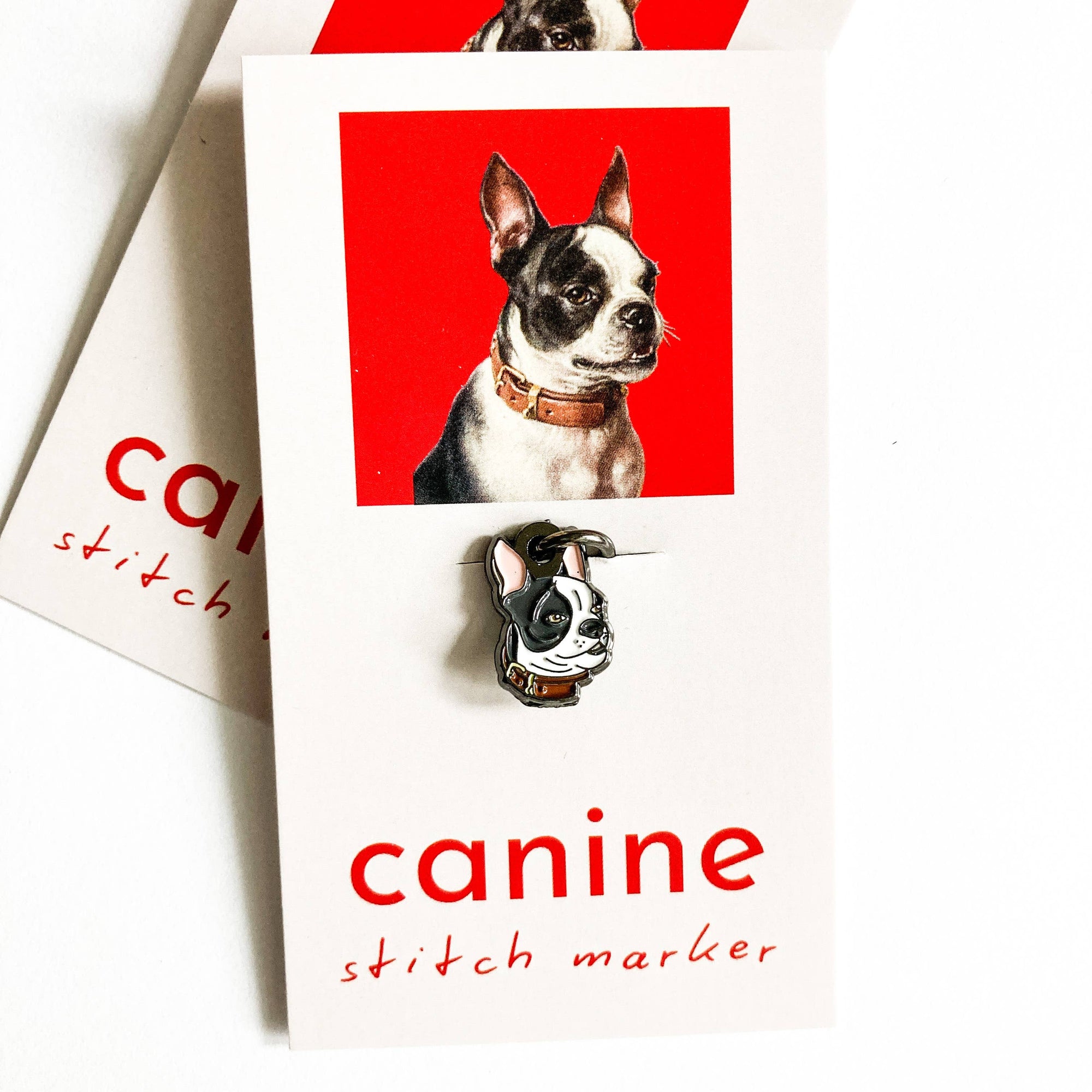 Boston Terrier Notions Tin