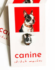 Boston Terrier Notions Tin