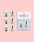 My Cat "Helped" Make This Woven Labels