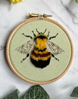 Rusty Patched Bumblebee - Embroidery Hoop Kit, Nest Embirdery
