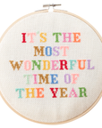 It's The Most Wonderful Time Cross Stitch Kit