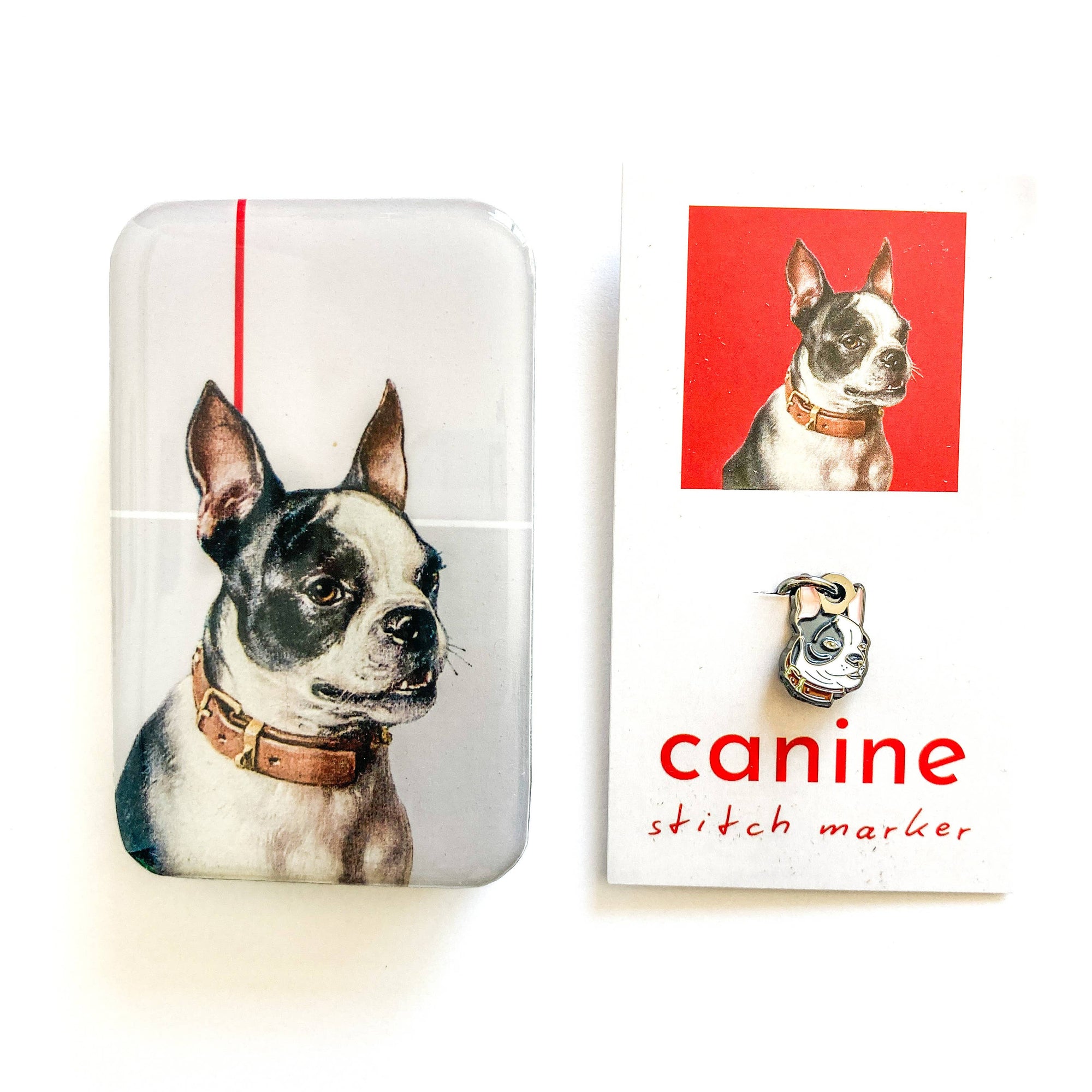 Boston Terrier Notions Tin