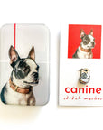 Boston Terrier Notions Tin