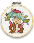 Beatrix Potter - Benjamin Bunny Mini Cross Stitch Kit