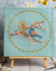 Birds & Blossoms - Printed Linen Embroidery Kit, Corinne Lapierre