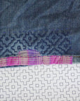 Sashiko Hitomezashi Inspired Mending Stick and Stitch Patterns
