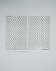 Sashiko Hitomezashi Inspired Mending Stick and Stitch Patterns