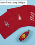 Mini Bauble Cross Stitch Kit: Noel Noel