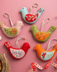 PRE-ORDER. Folk Birds - Felt Hand Stitching Kit, Corinne Lapierre