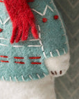Polar Bear Felt Craft Mini Kit: English