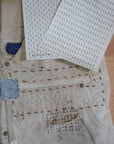 Visible Mending Stick and Stitch Lined Guides