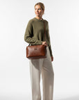 Cleo midi Project Bag: Whisky