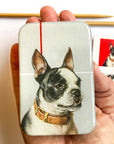 Boston Terrier Notions Tin