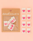 Pink Heart Woven Labels - Sewing & Knitting Labels
