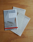 Visible Mending Stick and Stitch Lined Guides