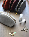 Woollen Notions Pouch incl Notions: Charcoal Grey