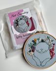 Kitty Bouquet - Embroidery Hoop Kit, Nest Embirdery