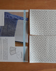 Sashiko Hitomezashi Inspired Mending Stick and Stitch Patterns