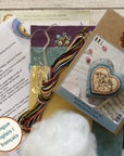 Embroidered Heart Felt Craft Mini Kit