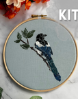 Mister Magpie - Embroidery Hoop Kit, Nest Embirdery