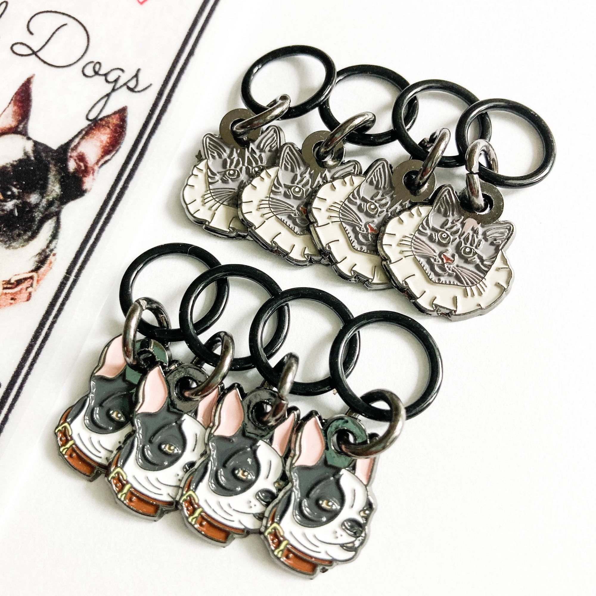 Pack O' Cats & Dogs Stitch Marker Set