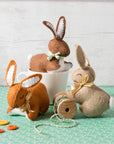 Bunnies - Felt Hand Stitching Kit, Corinne Lapierre