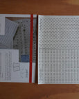 Visible Mending Stick and Stitch Lined Guides