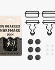 Dungarees Hardware Kit | Matte Black