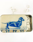 Dachshund Notions Tin