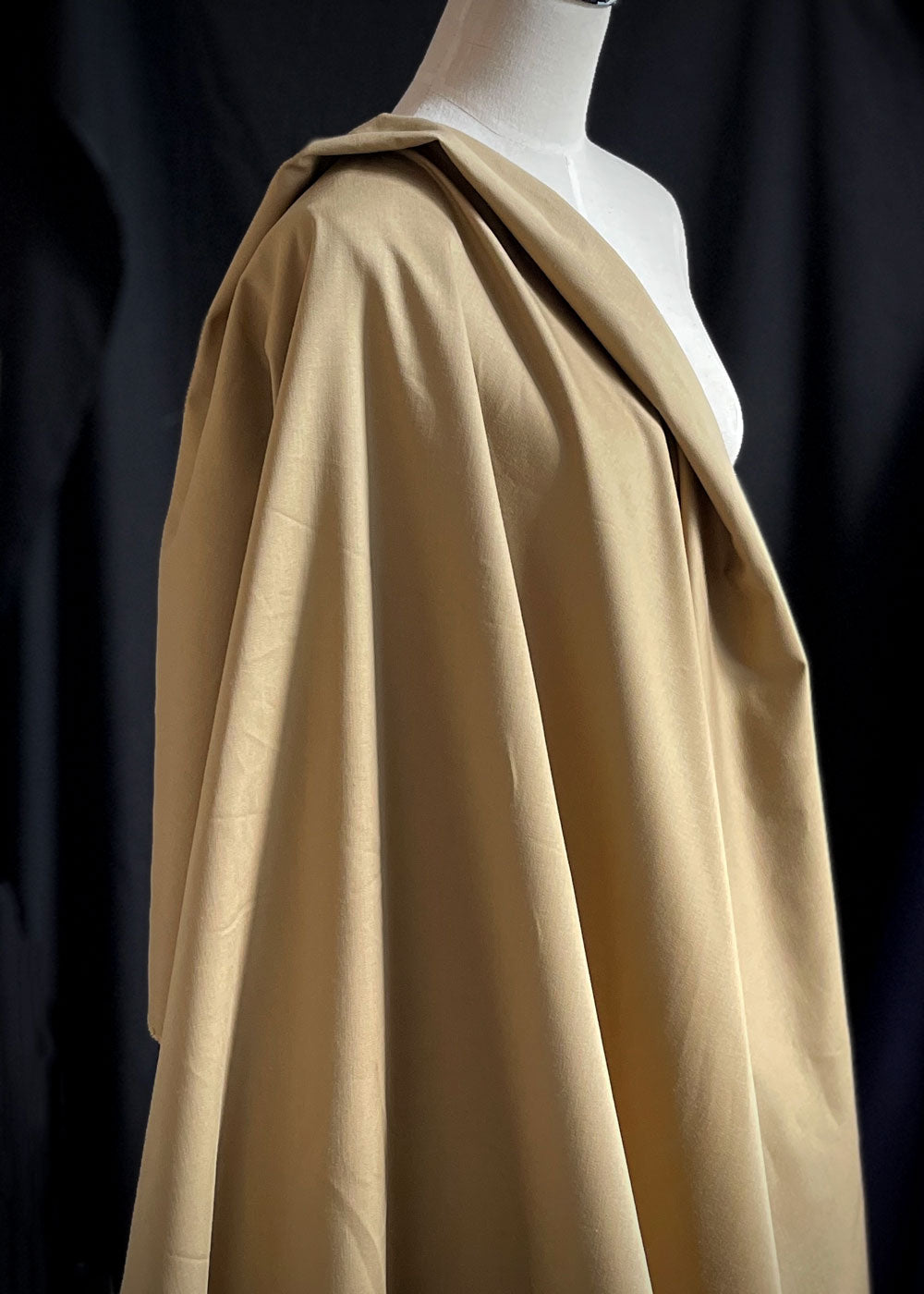 8.5oz Organic Cotton Sateen - Buff