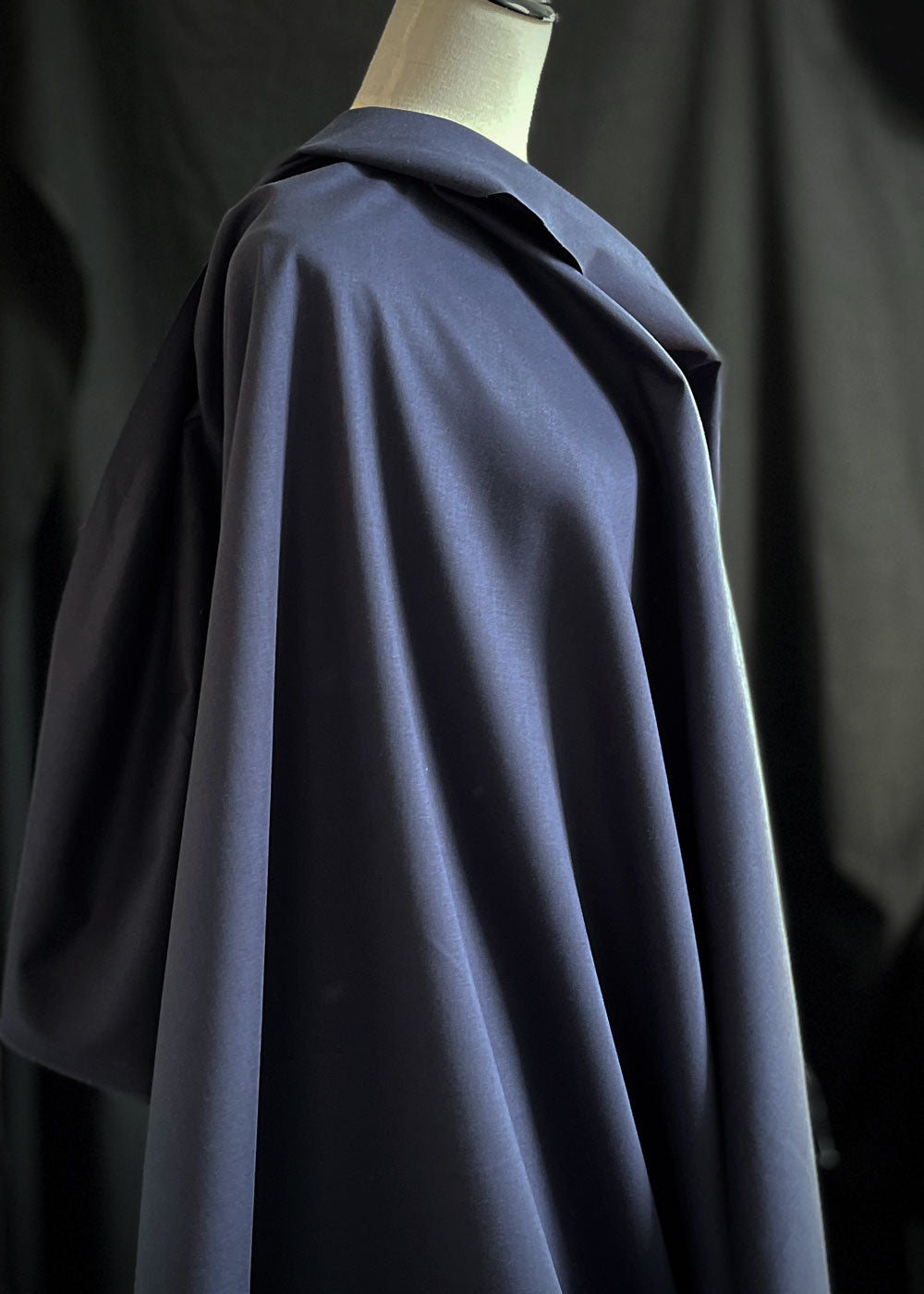 8.5oz Organic Cotton Sateen - Admiral Blue