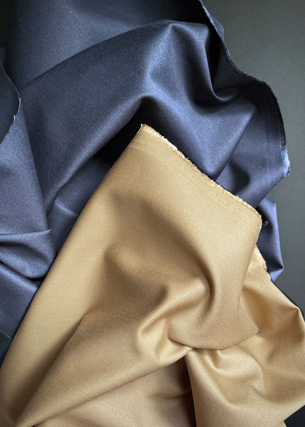 8.5oz Organic Cotton Sateen - Admiral Blue