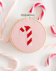 Candy Cane Cross Stitch Kit