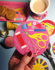 Sewing Coaster - Melamine : Pink