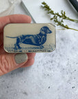 Dachshund Notions Tin