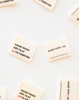 Hand Wash Dry Flat - Organic Cotton Knitting & Sewing Labels