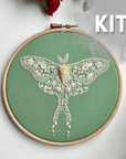 Vintage Moth - Embroidery Hoop Kit, Nest Embirdery