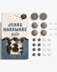 Jeans Hardware Kit | Pewter