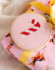Candy Cane Cross Stitch Kit
