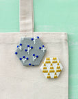 Zizashi Japanese Embroidery Kit - Forest Brooch