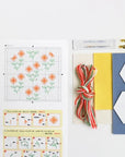 Zizashi Japanese Embroidery Kit - Forest Brooch