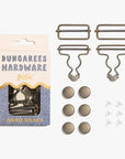 Dungarees Hardware Kit | Aged Brass
