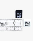 This is The Back Woven Labels