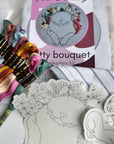 Kitty Bouquet - Embroidery Hoop Kit, Nest Embirdery