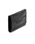 muud, Carla Leather Needle Wallet: Black