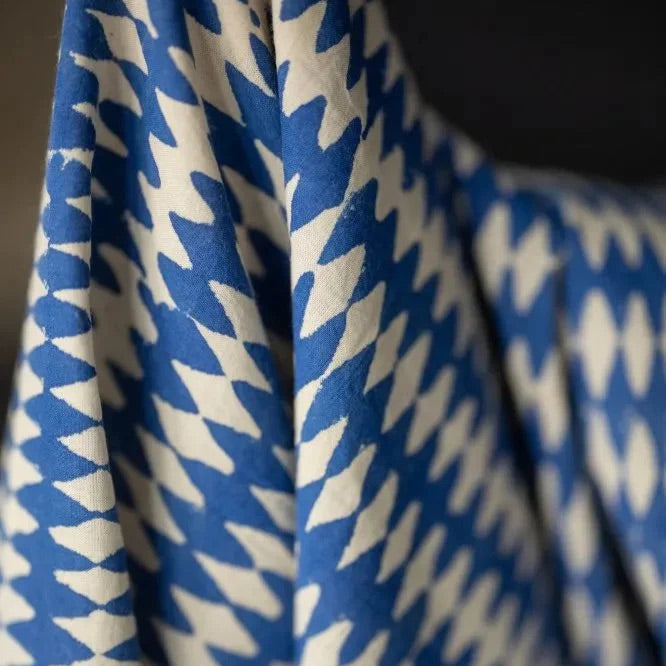 Hand Block Printed Cotton - Taboo