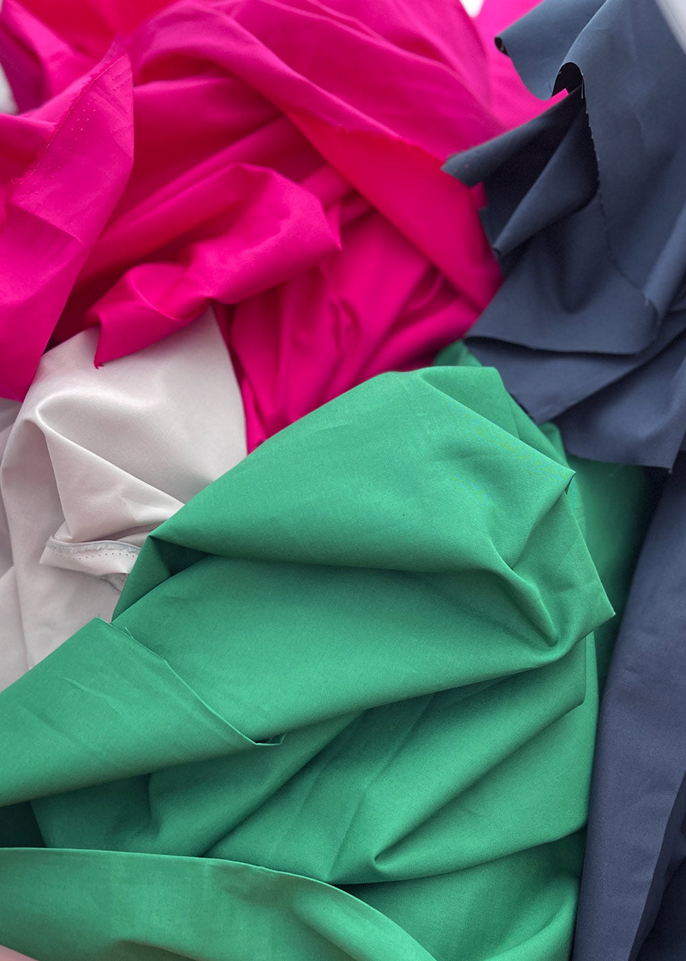 Cotton Poplin, Polar Grey
