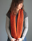 Carmella Infinity Cowl, Elizabeth Smith Knits. Print Knitting Pattern